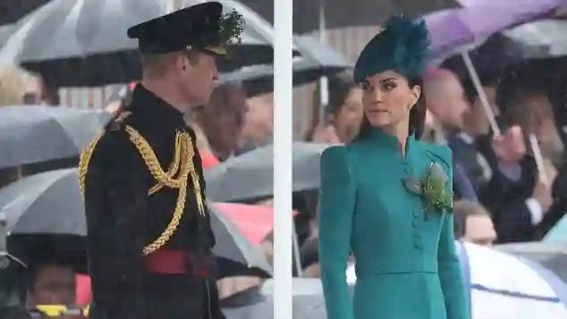 Herzogin Kate Prinz William machtspiel harter Blick