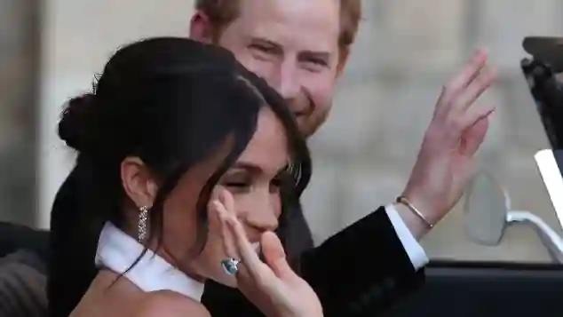 Herzogin Meghan und Prinz Harry bei ihrer Hochzeit 2018