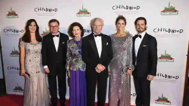 Königin Silvia König Carl Gustaf Prinzessin Madeleine Prinz Carl Philip World Childhood Foundation