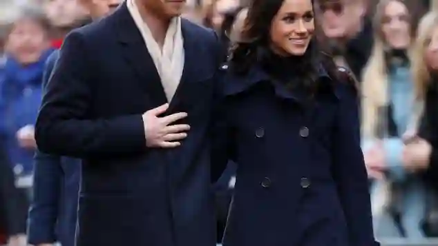 Prinz Harry und Meghan Markle bei ihrem Besuch in Nottingham am 1. Dezember 2017