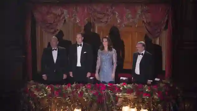 Prinz William und Herzogin Kate während der Royal Variety Performance 2017