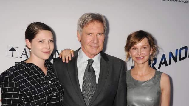 Harrison Ford mit Tochter Georgia und Calista Flockhart