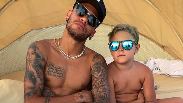 Neymar Susses Foto Mit Seinem Sohn