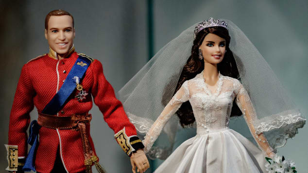 So Sehen Herzogin Catherine Und Prinz William Als Barbie Puppen Aus