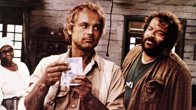 Terence Hill und Bud Spencer in „Das Krokodil und sein Nilpferd“