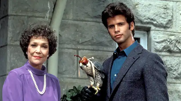Jane Wyman und Lorenzo Lamas 