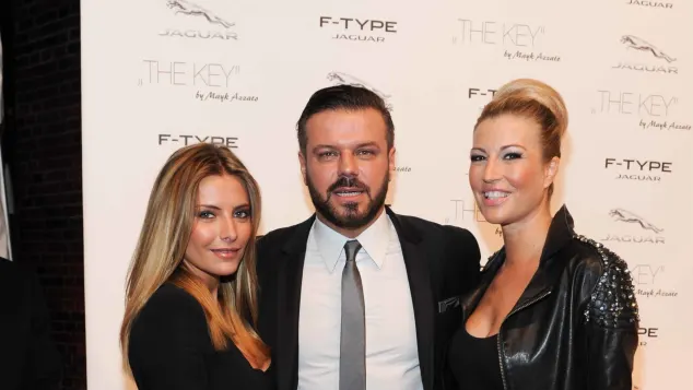 Alain Midzic und seine Frau mit Sophia Thomalla