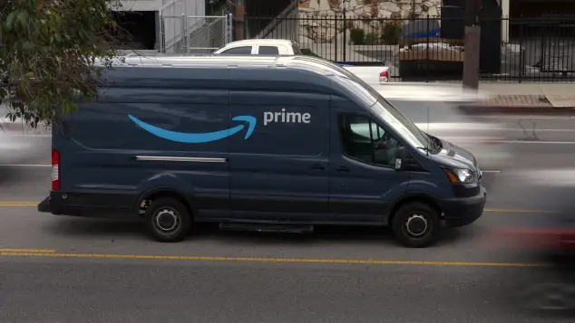 Amazon-Lieferwagen