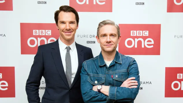 Benedict Cumberbatch und Martin Freeman