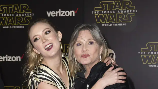 Billie Lourd und Carrie Fisher