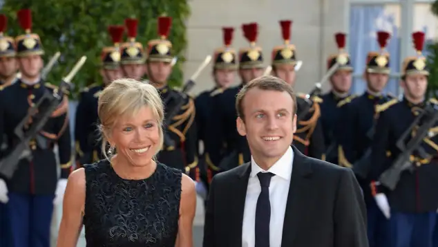 Brigitte Trogneux und Emmanuel Macron