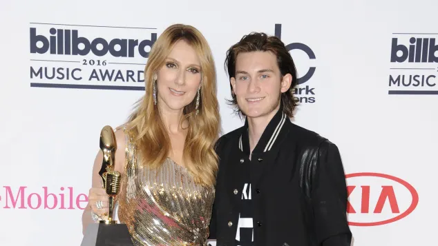 Celine Dion und ihr Sohn René-Charles