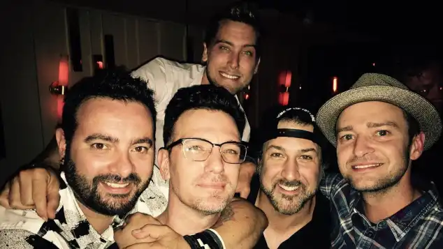 An JC's 40. Geburtstag kamen die ehemaligen Mitglieder von NSYNC zusammen
