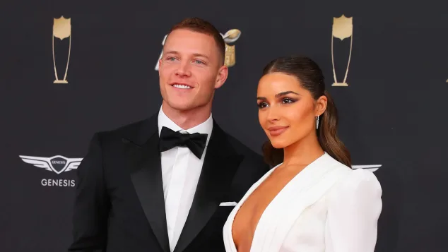 Christian McCaffrey und Olivia Culpo