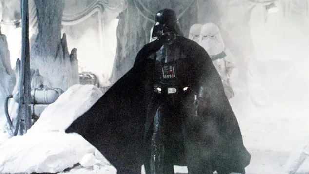 David Prowse als „Darth Vader“