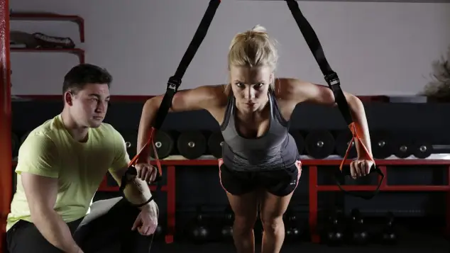 Frau beim Sport