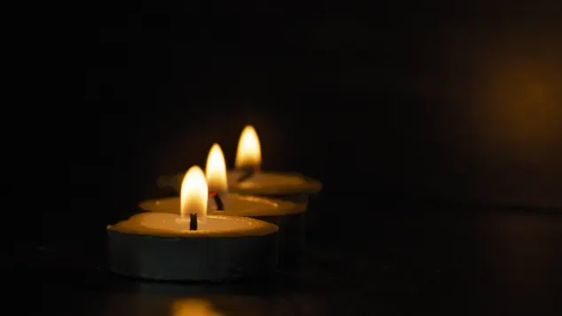 Gedenk-Kerze