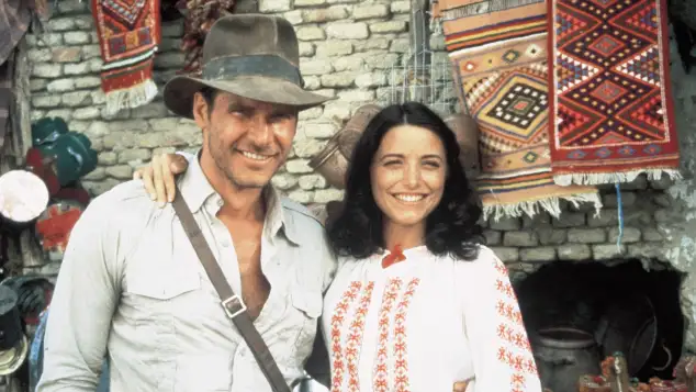 Harrison Ford und Karen Allen