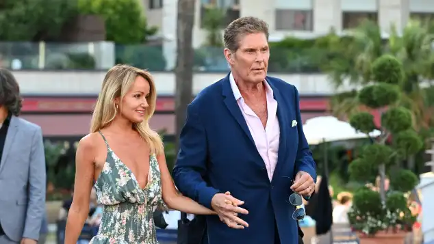Hayley Roberts und David Hasselhoff
