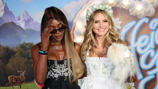 Heidi Klum und Naomi Campbell
