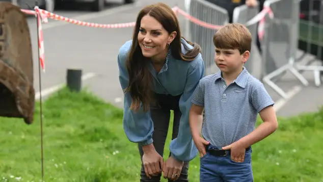 Herzogin Kate und Prinz Louis