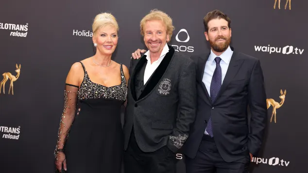 Karina Mroß, Thomas Gottschalk und Roman Gottschalk