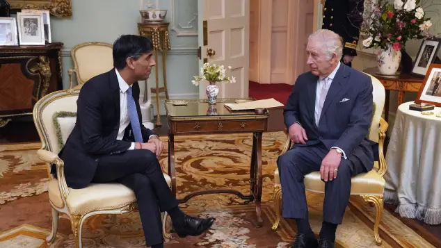 König Charles und Rishi Sunak