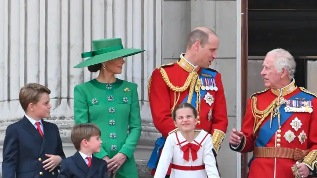 König Charles und seine Familie