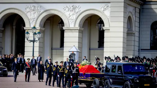 König Harald Beerdigung