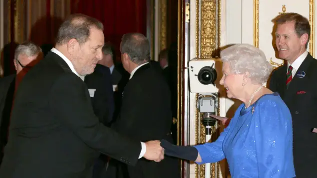 Königin Elisabeth und Harvey Weinstein