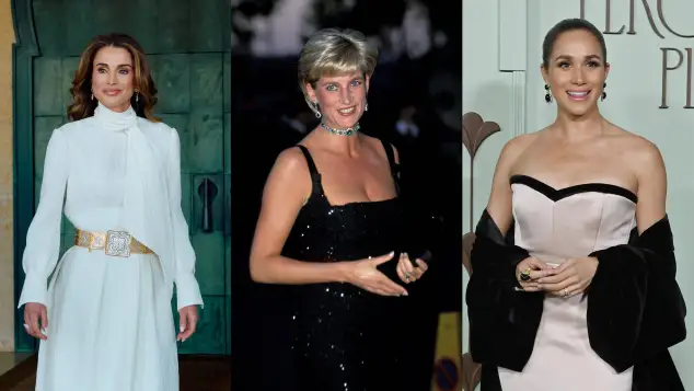 Königin Rania, Herzogin Meghan, Lady Diana