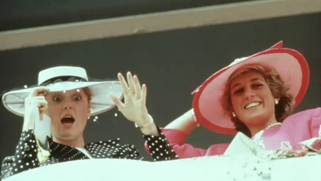 Sarah Ferguson und Lady Diana 