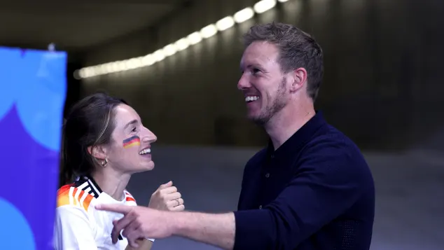 Lena Wurzenberger und Julian Nagelsmann