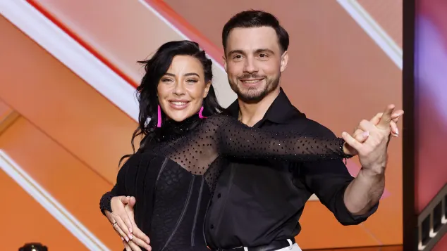 Leyla Lahouar und Profitänzer Sergiu Maruster