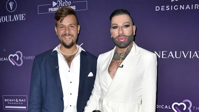 Marc-Eric Lehmann und Harald Glööckler