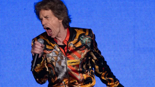 Mick Jagger auf der Bühne