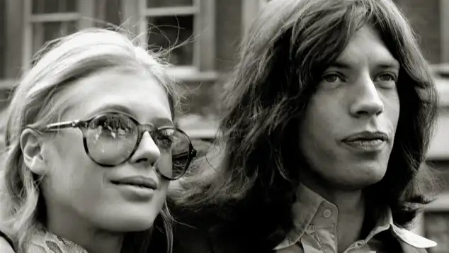 Mick Jagger und Marianne Faithful