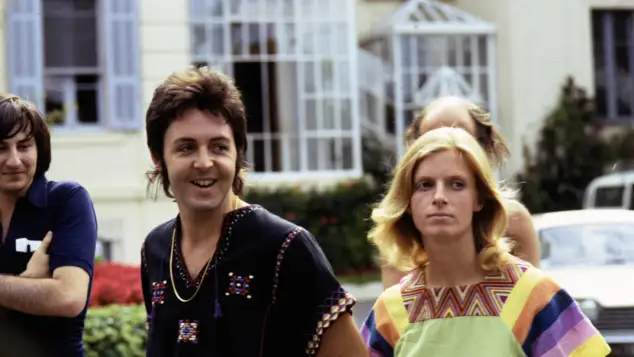 Paul McCartney und seine Frau Linda