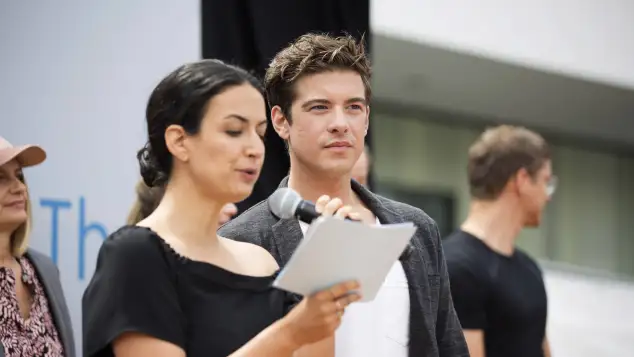 Philipp Danne und Sanam Afrashteh