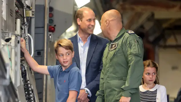 Prinz George und Prinz William