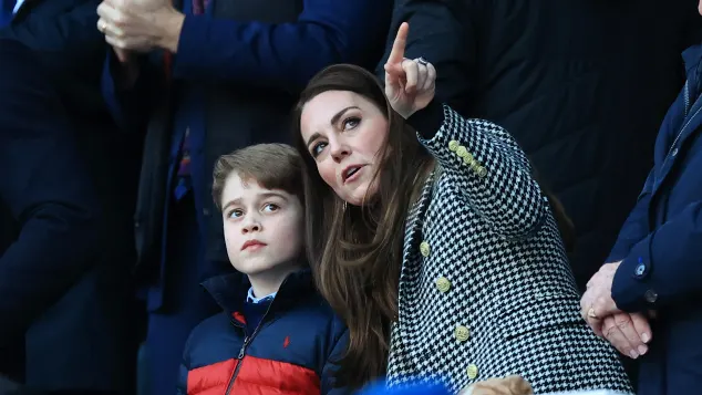 Prinz George und Prinzessin Kate