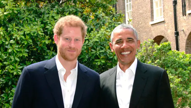 Prinz Harry und Barack Obama