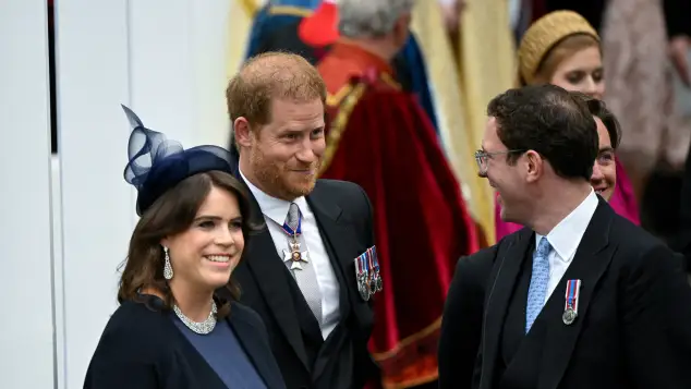 Prinz Harry und Prinzessin Eugenie