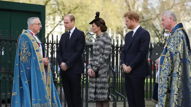 Prinz William, Herzogin Catherine  und Prinz Harry