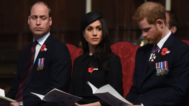 Prinz William, Herzogin Meghan und Prinz Harry
