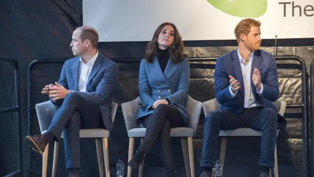 Prinz William, Prinzessin Kate und Prinz Harry