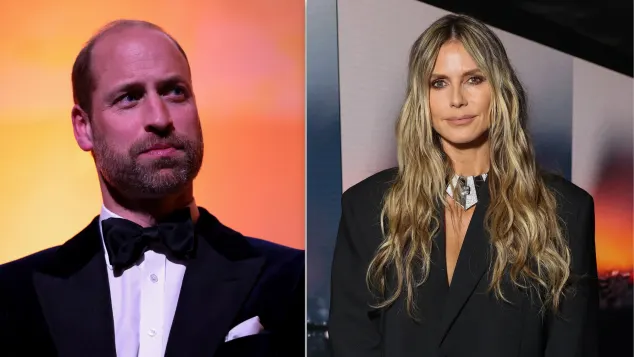 Prinz William und Heidi Klum