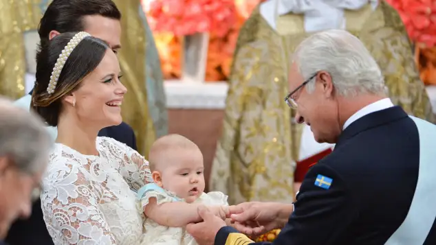 Prinzessin Sofia, König Carl Gustaf und Prinz Alexander