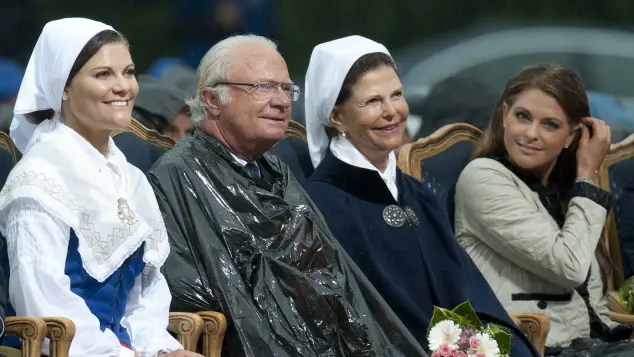 Prinzessin Victoria, König Carl Gustaf, Königin Silvia und Prinzessin Madeleine