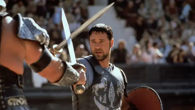Russell Crowe alias „Maximus“ in „Gladiator“
